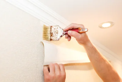 Pose de papier peint à Saint-Désiré — revêtements muraux et toiles de verre